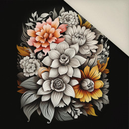 BOUQUET OF FLOWERS WZ.7 - panel (60cm x 50cm) - Welur tapicerski
