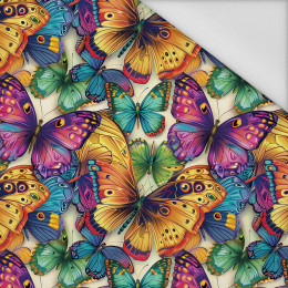 Butterfly & Flowers wz.17 - tkanina wodoodporna