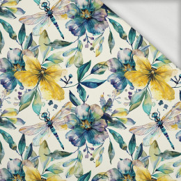 Butterfly & Flowers wz.8 - dresówka pętelkowa