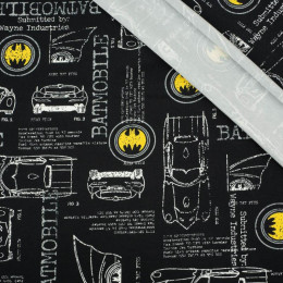 BATMOBILE / czarny - single jersey TE210