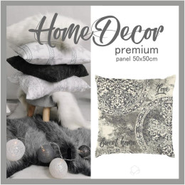 PANEL PODUSZKOWY - SWEET HOME LOVE / ornament - HOME DECOR PREMIUM