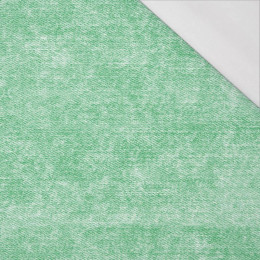 PRZECIERANY JEANS (zielony) - single jersey z elastanem 