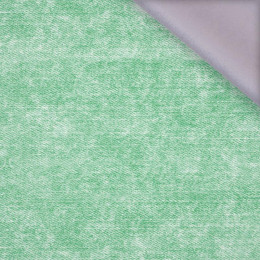 PRZECIERANY JEANS (zielony) - softshell