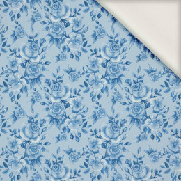 RÓŻE wz. 1 (classic blue) - tkanina wiskozowa