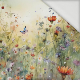 MAGIC MEADOW WZ. 1 - panel (40cm x 40cm) jersey wiskozowy 