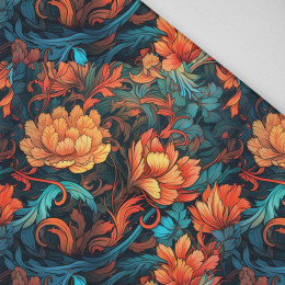 VINTAGE CHINESE FLOWERS WZ. 2 - Tkanina bambusowa 170g