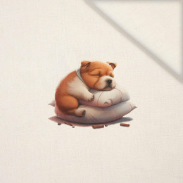 SLEEPING DOG - panel (40cm x 40cm) Len 100%