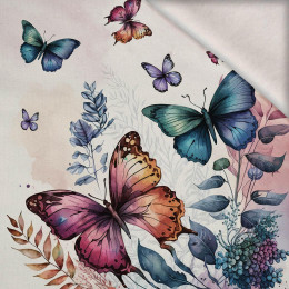 BEAUTIFUL BUTTERFLY WZ. 4 - PANEL (60cm x 50cm) dzianina drapana z elastanem ITY