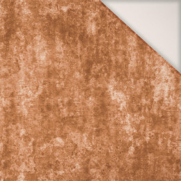 GRUNGE (karmelowy) - PERKAL tkanina bawełniana
