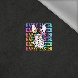 HAPPY EASTER / neon - PANEL (60cm x 50cm) softshell light