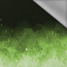 KLEKSY (zielony) / czarny - panel, Softshell light