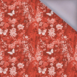 LUSCIOUS RED / FLOWERS - softshell