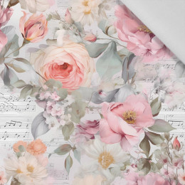 VINTAGE FLOWERS WZ. 13 - tkanina wiskozowa