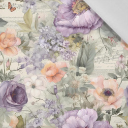 VINTAGE FLOWERS WZ. 15 - tkanina wiskozowa
