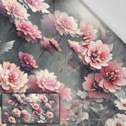 VINTAGE FLOWERS WZ. 3 - PANEL (80cm x 155cm) tkanina bawełniana