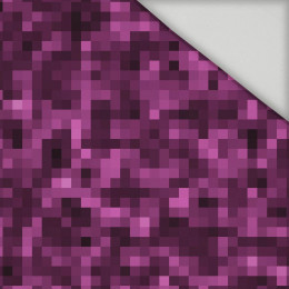 50cm PIKSELE WZ. 2 / purpurowy - tkanina szybkoschnąca