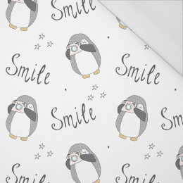 FOTO PINGWIN SMILE / biały - single jersey 120g
