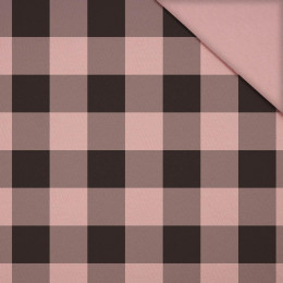 KRATA VICHY CZARNA / B-05 róż kwarcowy - single jersey 