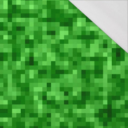100cm PIKSELE WZ. 2 / zielony - single jersey 