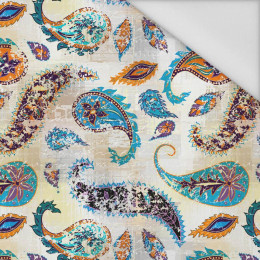 BOHO PAISLEY - Welur tapicerski