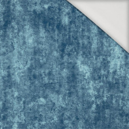 70cm GRUNGE (ATLANTIC BLUE) - Jersey wiskozowy