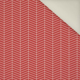 50cm JODEŁKA wz. 3 / czerwony (WALENTYNKOWY MIX)- Welur tapicerski