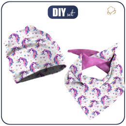 DZIECIĘCA CZAPKA I CHUSTA (CLASSIC) - FAIRY WORLD WZ.5- zestaw do uszycia