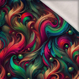 COLORFUL FEATHERS - lekka dzianina drapana