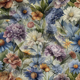 FLOWERS wz.15 - Muślin bawełniany