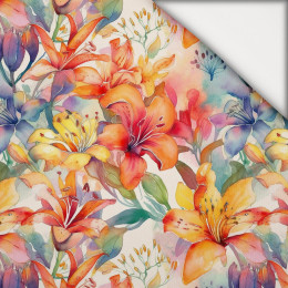 FLOWERS WZ.37 - lekka dzianina drapana