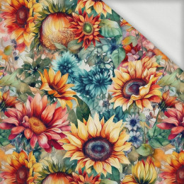 FLOWERS WZ.38 - dresówka pętelkowa