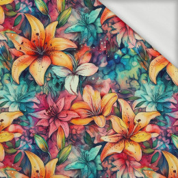 FLOWERS WZ.41 - dresówka pętelkowa