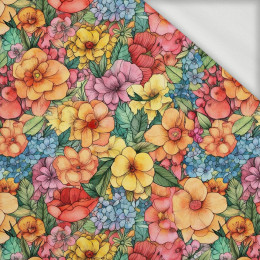 FLOWERS WZ.44 - dresówka pętelkowa