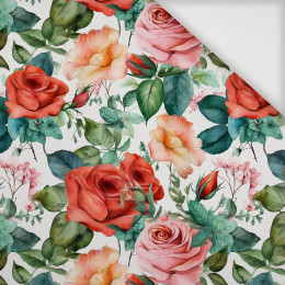 FLOWERS WZ.45 - Tkanina na obrusy