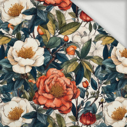 FLOWERS WZ.47 - dresówka pętelkowa