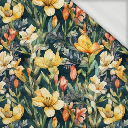 FLOWERS WZ.49 - dresówka pętelkowa