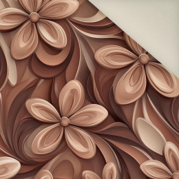 FLOWERS WZ.4/ Mocha Mousse - Welur tapicerski