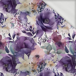 FLOWERS WZ.51 - dresówka pętelkowa