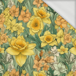 FLOWERS WZ.52 - dresówka pętelkowa