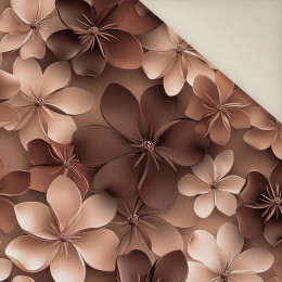 FLOWERS WZ.5/ Mocha Mousse - Welur tapicerski