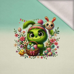 FUNNY EASTER WZ. 2 - PANEL (75cm x 80cm) dzianina drapana z elastanem ITY