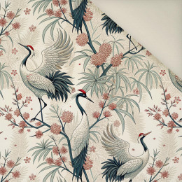 Japanese Garden wz.1 (birds)- Welur tapicerski