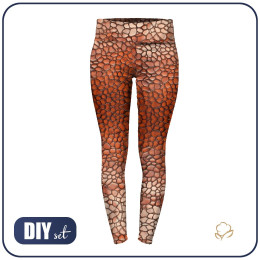LEGGINSY SPORTOWE - LEATHER PATTERN WZ.12 - zestaw do uszycia
