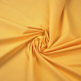 MUSZTARDOWY/ YELLOW - tkanina bawełniana