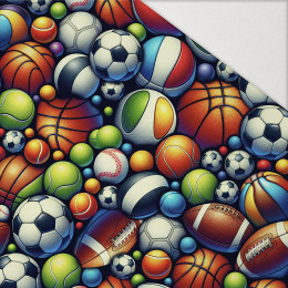 NEON BALLS WZ.1 - Hydrofobowa dzianina drapana 