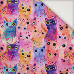 NEON CATS WZ.1 - Tkanina na obrusy