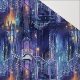 NEON CITY WZ.1 - Hydrofobowa dzianina drapana 