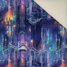 NEON CITY WZ.1- Welur tapicerski