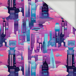 NEON CITY WZ.2 - lekka dzianina drapana