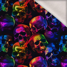 NEON SKULL WZ.1 - dzianina drapana z elastanem ITY